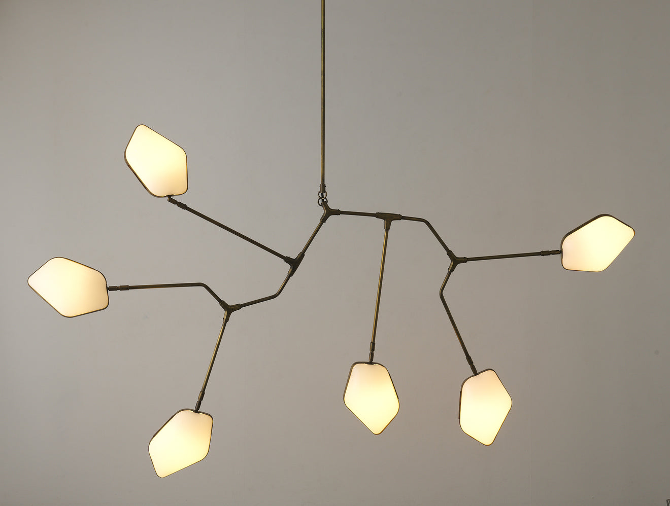 OPALINE BRASS FIXTURE BY THIERRY JEANNOT